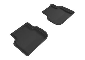 Volkswagen Jetta Floor Mats - Rear - 3D MAXpider - Kagu - Black - `11-`18
